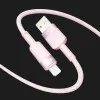 Кабель YOKI STYLE YK-ST41 Lightning 2.4A 1.2m (Pink)