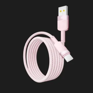 Кабель YOKI STYLE YK-ST41 Type-C 3A 1.2m (Pink) в Хмельницькому