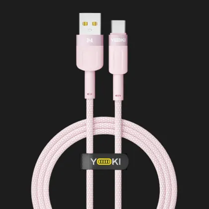 Кабель YOKI STYLE YK-ST41 Type-C 3A 1.2m (Pink) Івано-Франківську