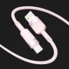 Кабель YOKI STYLE YK-ST41 Type-C 3A 1.2m (Pink)