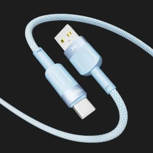Кабель YOKI STYLE YK-ST41 Type-C 3A 1.2m (Blue) в Хмельницькому