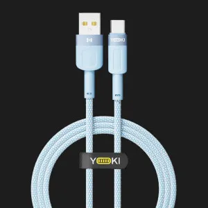 Кабель YOKI STYLE YK-ST41 Type-C 3A 1.2m (Blue) в Хмельницькому