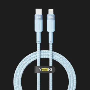 Кабель YOKI STYLE YK-ST41 Type-C to Lightning 30W 1.2m (Blue) в Хмельницькому