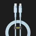 Кабель YOKI STYLE YK-ST41 Type-C to Lightning 30W 1.2m (Blue)