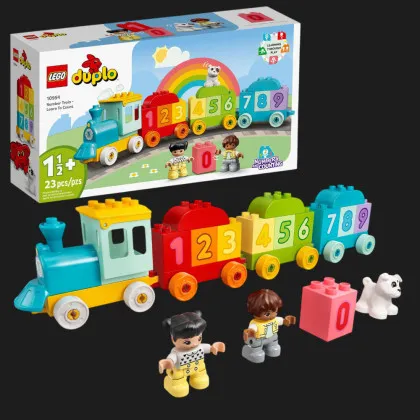 Конструктор LEGO DUPLO Потяг із цифрами – вчимося рахувати (10954)