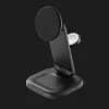 Безпровідна зарядка Satechi 3-in-1 Foldable Wireless Charging Stand with Qi2 25W