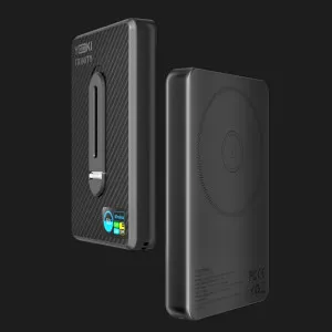 Зарядное устройство Power Bank YOKI Trinity (15W Qi/20W QC/PD) 10000 mAh YK-MPT1020 (Black) в Хмельницком