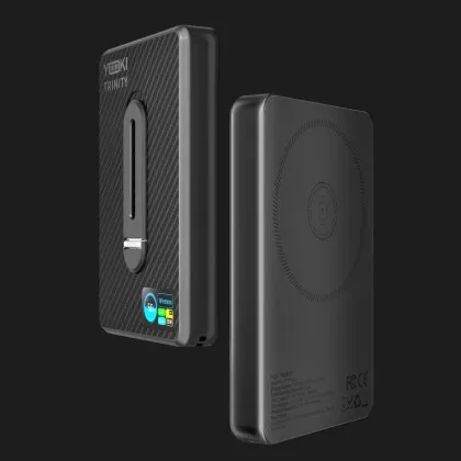 Зарядное устройство Power Bank YOKI Trinity (15W Qi/20W QC/PD) 10000 mAh YK-MPT1020 (Black)