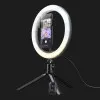 Комплект для стримінгу Trust Maku+ 2-in-1 Streaming Kit, зелений фон та кільцева лампа