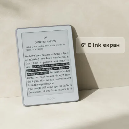 Електронна книга BOOX Go 6 (Gen 2) Plum (Black) (Standard)