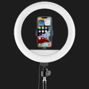 Трипод Hama Steady-120 V2, кулястий, 185см, Bluetooth, зі світлодіодним кільцем (Black) в Кропивницькому