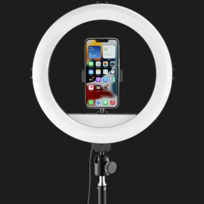 Трипод Hama Steady-120 V2, кулястий, 185см, Bluetooth, зі світлодіодним кільцем (Black) в Борисполе