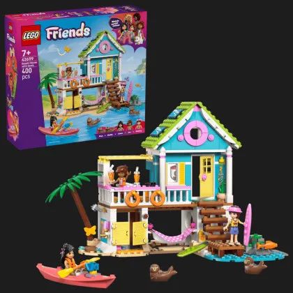 Конструктор LEGO Friends Пляжний будиночок з морськими котиками (42699)