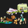 Конструктор LEGO Friends Причіп для коня й лошати (42695)