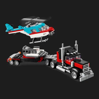 Конструктор LEGO Creator Бортова вантажівка з гелікоптером (31146)