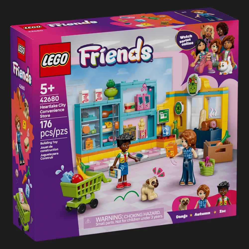 Конструктор LEGO Friends Цілодобовий магазин у Хартлейк-Сіті (42680)