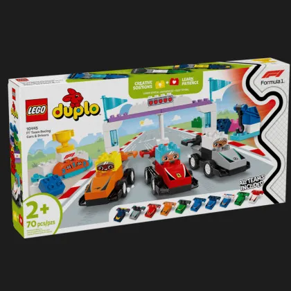 Конструктор LEGO DUPLO Автомобілі для перегонів і пілоти команд Формули-1 (10445)