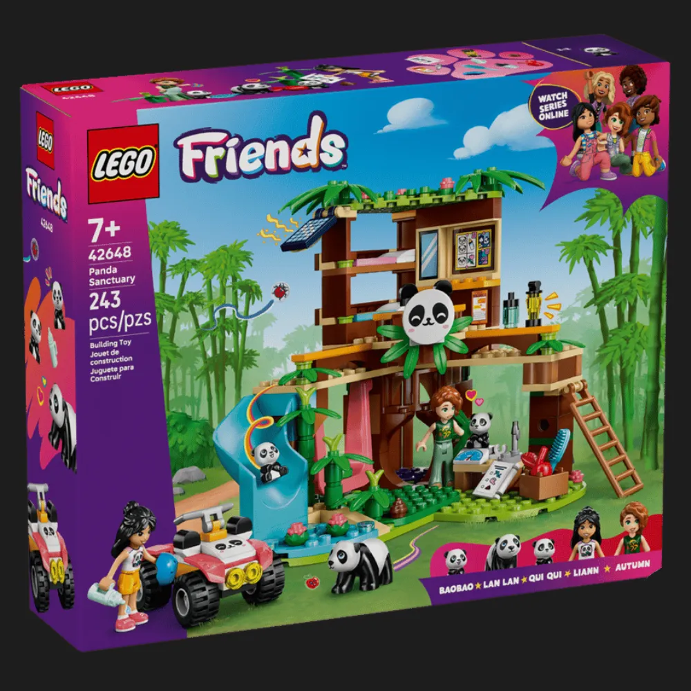 Конструктор LEGO Friends Догляд за тваринами в заповіднику панд (42648)