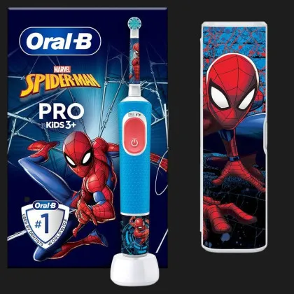 Зубная электрощетка BRAUN Oral-B Kids Spider-Man (D103.413.2KX)