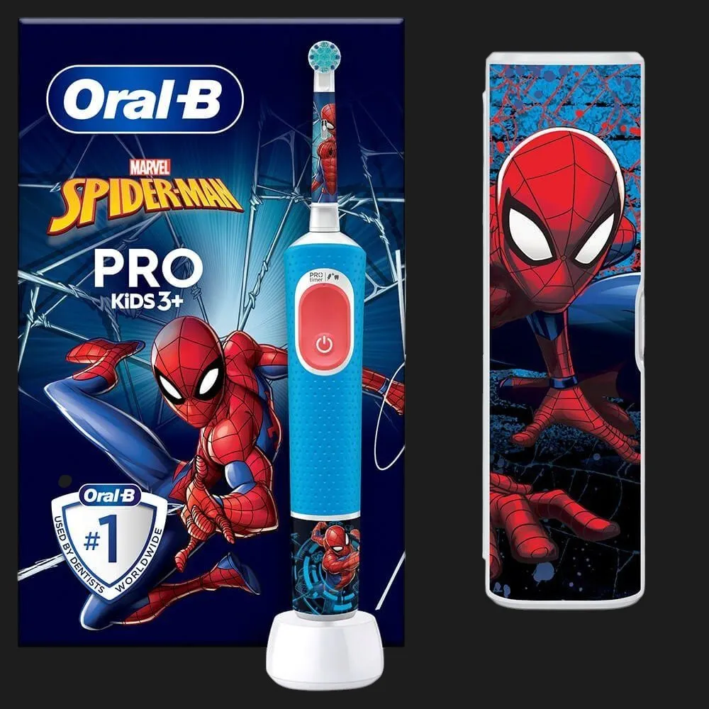 Зубна електрощітка BRAUN Oral-B Kids Spider-Man (D103.413.2KX)