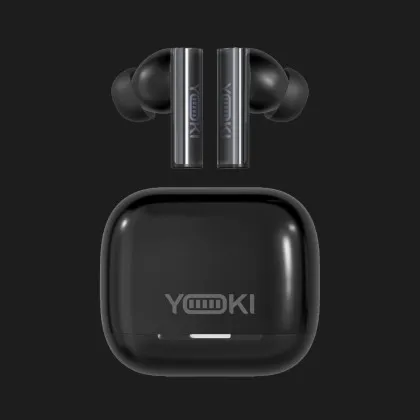 Навушники YOKI Aura Hybrid TWS with ANC (Black) у Запоріжжі