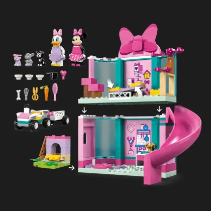Конструктор LEGO Disney Готель Мінні для домашніх улюбленців (43274)