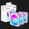 Вентилятор Gigabyte Aorus EZ Chain Fan 120 KIT x3 (White) (GP-ECFAN1203 ICE)