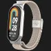 Ремешок Braided Solo Loop для Xiaomi Smart Band 10/9/8 (Beige)