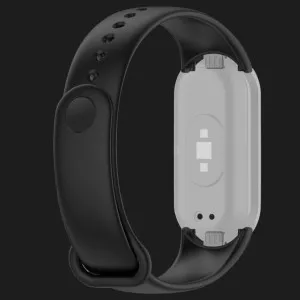 Ремінець силіконовий для Xiaomi Smart Band 10/9/8 (Black) в Хмельницькому