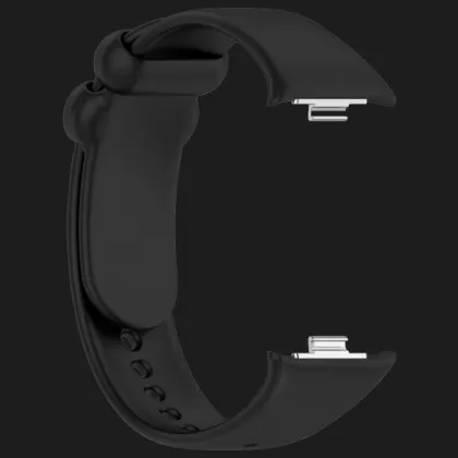 Ремінець силіконовий для Xiaomi Smart Band 10 Pro/9 Pro/8 Pro/Redmi Watch 6/5/4 (Black) Калуші