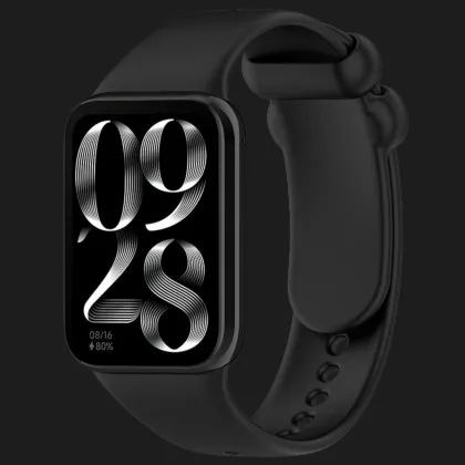Ремінець силіконовий для Xiaomi Smart Band 10 Pro/9 Pro/8 Pro/Redmi Watch 6/5/4 (Black) Калуші
