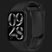 Ремінець силіконовий для Xiaomi Smart Band 10 Pro/9 Pro/8 Pro/Redmi Watch 6/5/4 (Black)