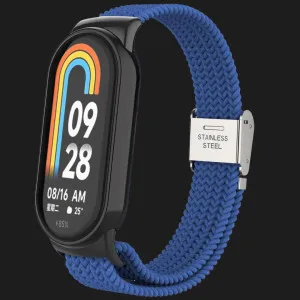 Ремінець Braided Solo Loop для Xiaomi Smart Band 10/9/8 (Blue) в Хмельницькому