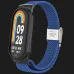 Ремешок Braided Solo Loop для Xiaomi Smart Band 10/9/8 (Blue)