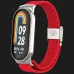 Ремешок Braided Solo Loop для Xiaomi Smart Band 10/9/8 (Red)