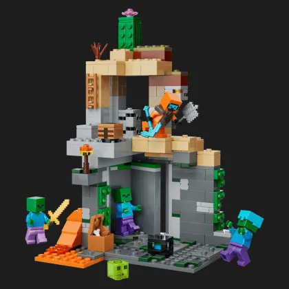 Конструктор LEGO Minecraft Підземелля зомбі (21587)