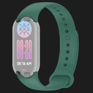 Ремінець силіконовий для Xiaomi Smart Band 10/9/8 (Dark Green) в Хмельницькому