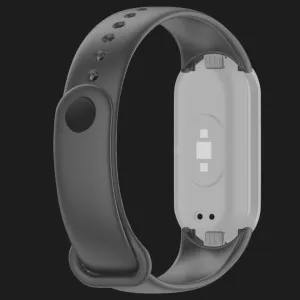Ремінець силіконовий для Xiaomi Smart Band 10/9/8 (Platinum Gray) у Луцьк