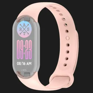 Ремінець силіконовий для Xiaomi Smart Band 10/9/8 (Powder Pink) у Луцьк