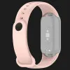 Ремешок силиконовый для Xiaomi Smart Band 10/9/8 (Powder Pink)