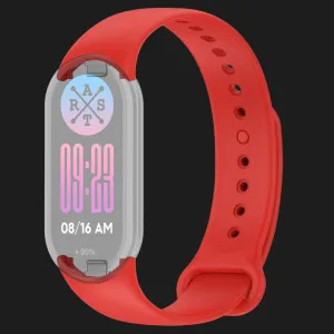 Ремінець силіконовий для Xiaomi Smart Band 10/9/8 (Red) в Хмельницькому
