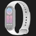 Ремінець силіконовий для Xiaomi Smart Band 10/9/8 (White)