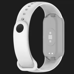 Ремінець силіконовий для Xiaomi Smart Band 10/9/8 (White) в Хмельницькому