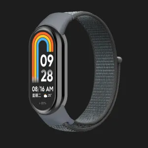 Ремінець нейлоновий для Xiaomi Smart Band 10/9/8 (Gray) в Хмельницькому