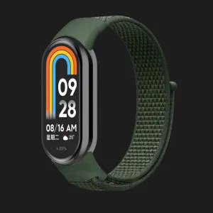 Ремінець нейлоновий для Xiaomi Smart Band 10/9/8 (Military Green) в Хмельницькому