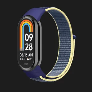 Ремінець нейлоновий для Xiaomi Smart Band 10/9/8 (Blue/Green) в Хмельницькому