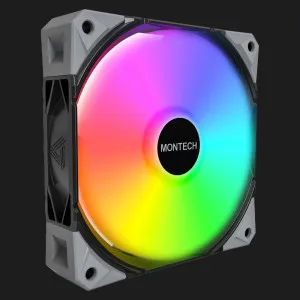 Вентилятор Montech E28 ARGB KIT x3 120 (Black) (E28 ARGB 3 PACK (B))