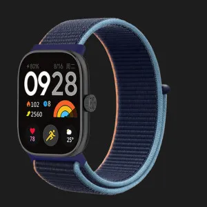 Ремешок нейлоновый для Xiaomi Smart Band 10 Pro/9 Pro/8 Pro/Redmi Watch 6/5/4 (Blue) в Полтаве