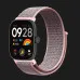 Ремешок нейлоновый для Xiaomi Smart Band 10 Pro/9 Pro/8 Pro/Redmi Watch 6/5/4 (Gray/Pink)