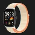 Ремешок нейлоновый для Xiaomi Smart Band 10 Pro/9 Pro/8 Pro/Redmi Watch 6/5/4 (Orange Beige)